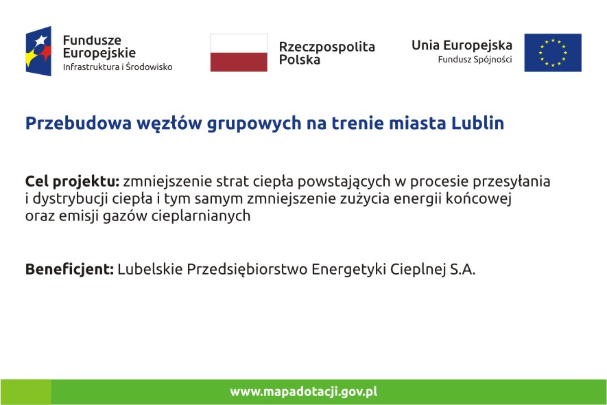 Grafika przedstawia tablice informującą o realizacji projektu UE